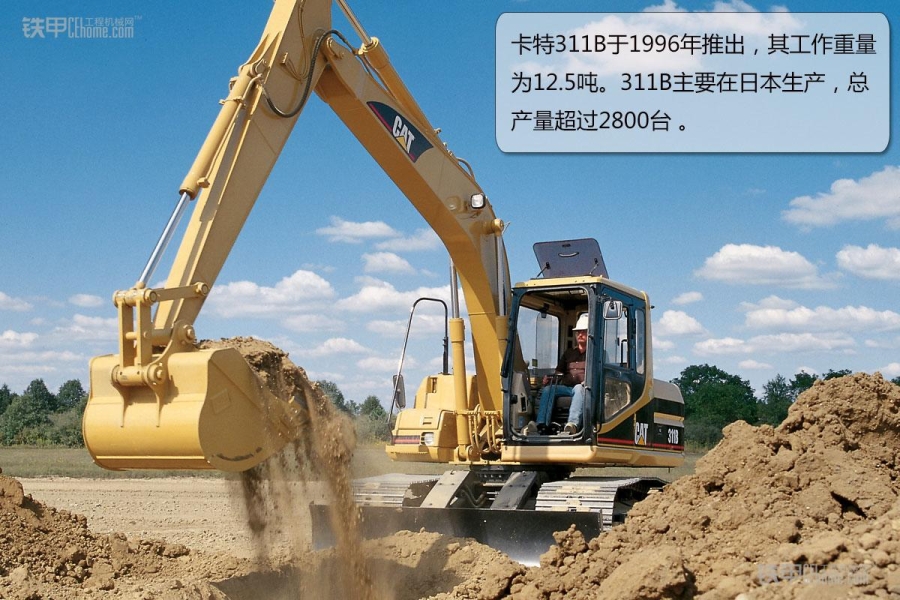 卡特彼勒365b挖掘机工作视频，看钢铁巨兽如何跳舞