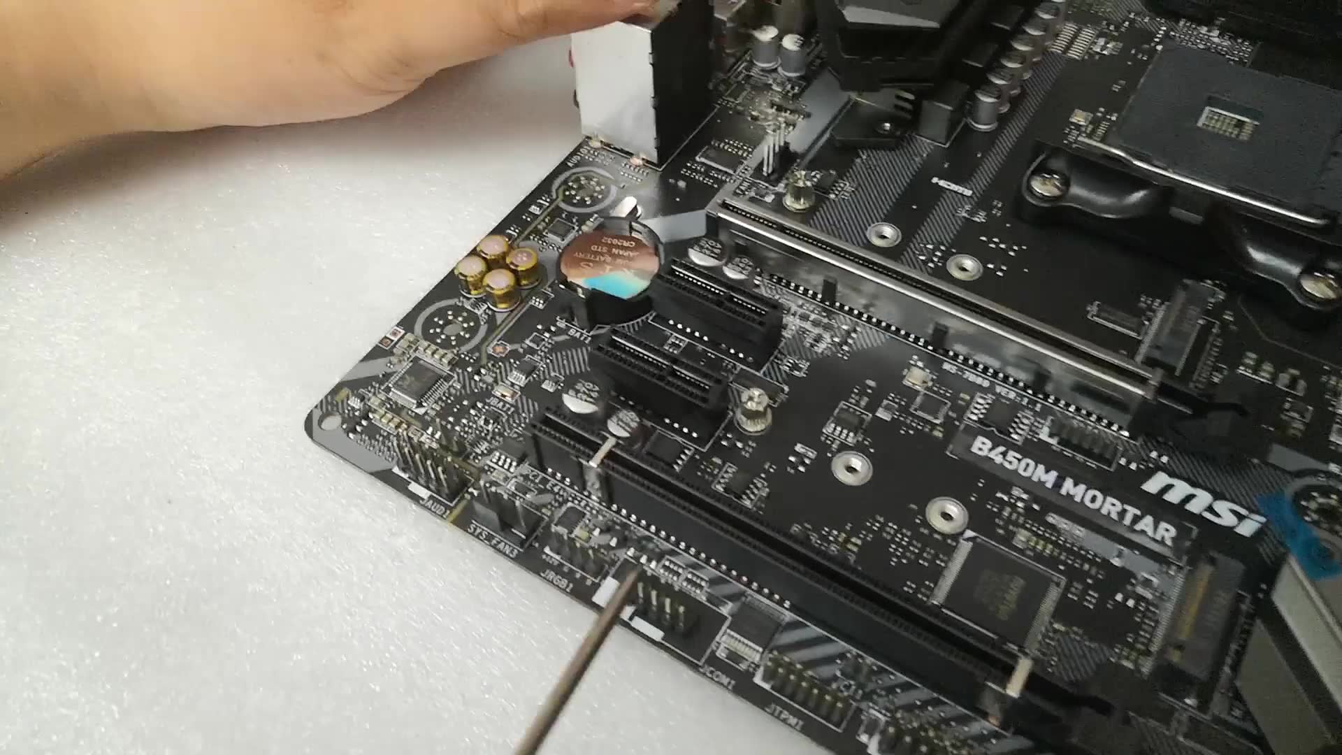 微星B365M迫击炮接线图视频，别慌，我帮你把跳线这事儿捋顺了
